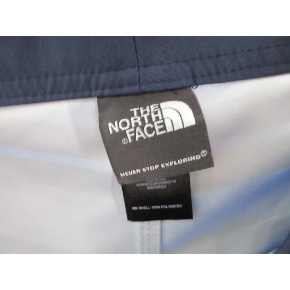 The North Face Swim Trunks Mens Sz 34 Board Shorts Blue Stripes Swimming Pockets - Picture 11 of 13